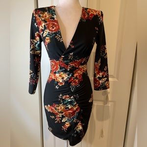 NWOT  Zara Floral Ruched Minidress 👗